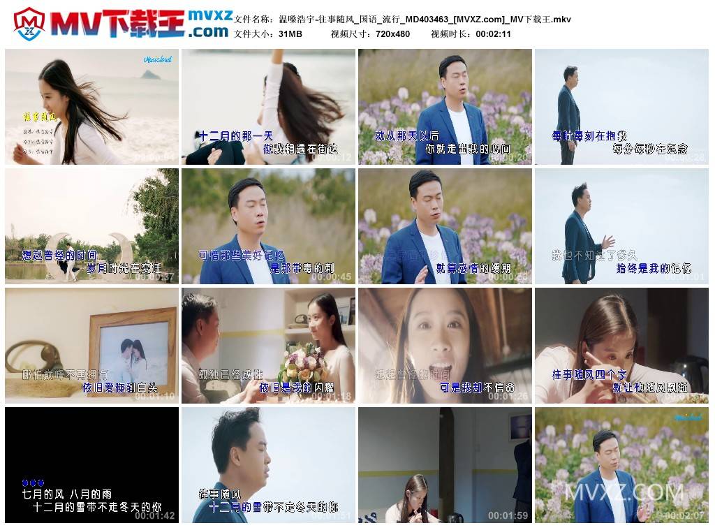 温嗓浩宇-往事随风_国语_流行_MD403463